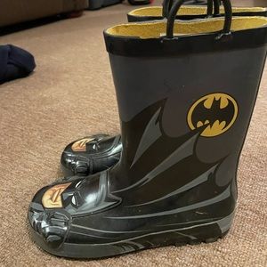 Batman rain boots. Size 2 (youth)